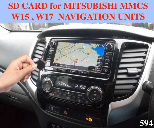 CARD SD MAP for Mitsubishi MMCS W15 and W17 system 2023 update