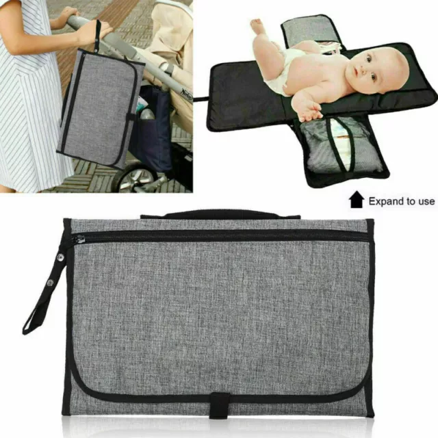 Portable Foldable Washable Baby Waterproof Travel Nappy Diaper Changing Mat Pad