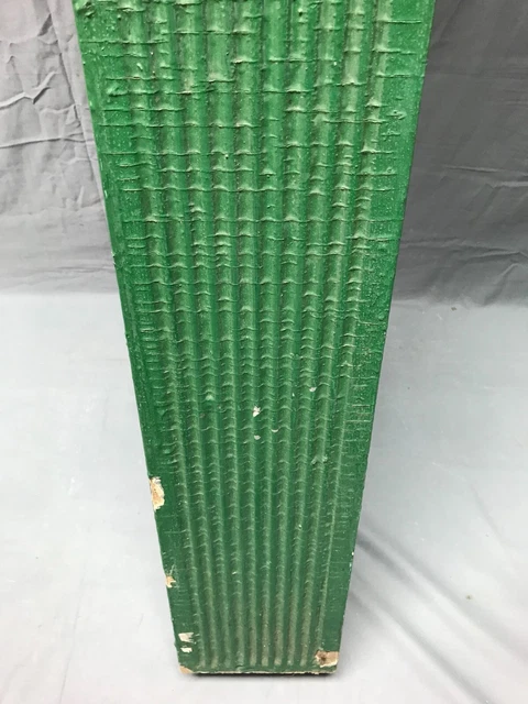Vintage Shabby Green Fluted Bullseyes Porch Post 6x42 Old Chic Garden 1208-22B 8