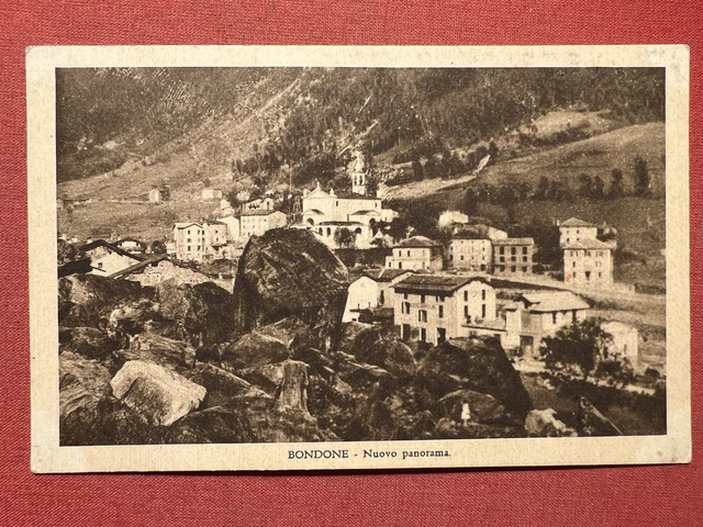 Cartolina - Bondone - Nuovo panorama - 1920 ca.