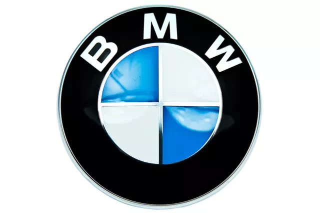 BMW Genuine Front Roundel Emblem Badge Bonnet Boot Lid 82mm 51148132375