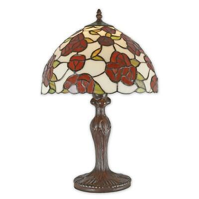 Un Colorato Lampada da Tavolo/Piantana IN Vetro Tiffany Stile