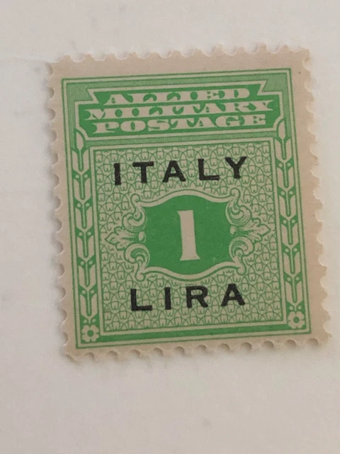 Italy Allied Military Government postage stamp Scott #1N6,MH