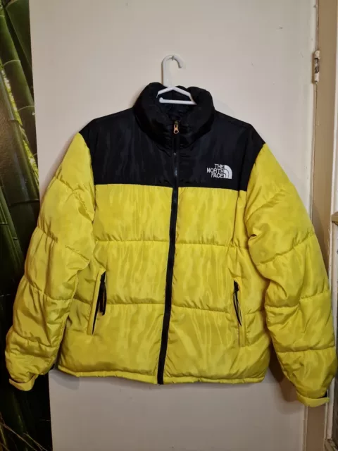 The North Face Nuptse 700 Yellow Jacket Mens Medium Puffer - Size M