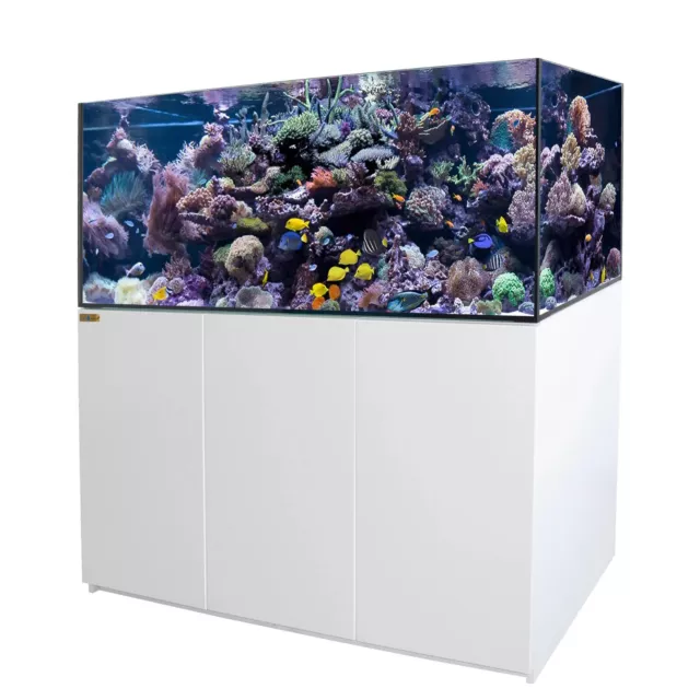 Coral Reef Aquarium 185 Gallon Ultra Clear Glass and Built-in Sump Fish Tank