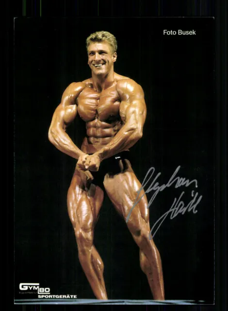Stephan Härtl Autogrammkarte Original Signiert Bodybuilding + A 228107