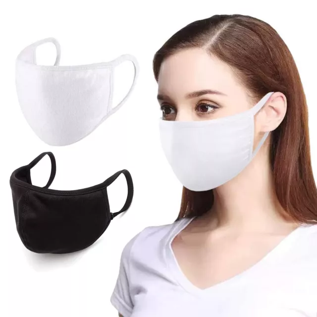 Washable Protective Reusable Cotton Anti Pollution Filter Mouth Half Face Mask