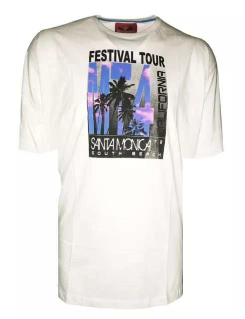 Metaphor Men's   Printed Tee Shirt "Festival Tour" in Size 2XL to 6XL, 2 Colours
