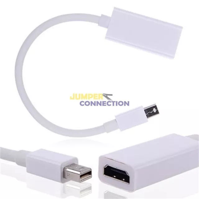 Adaptador convertidor de cable mini DP a HDMI displayport para macbook pro air