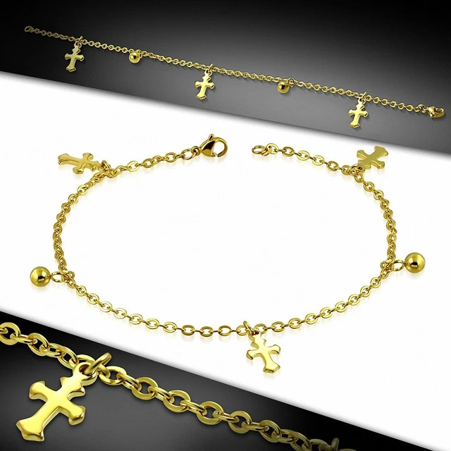 Bracelet De Cheville Rose Et Bois D’Olivier – Fait Main 8081