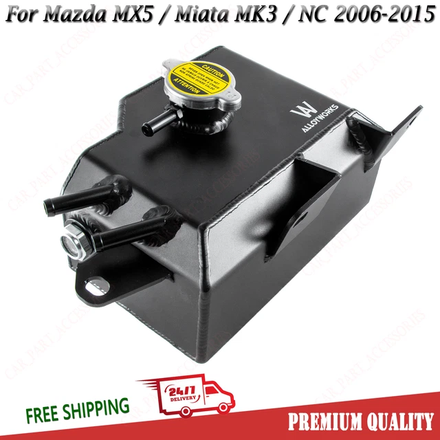 ALUMINUM COOLANT OVERFLOW Tank For 20062015 Mazda MX5/Miata Expansion