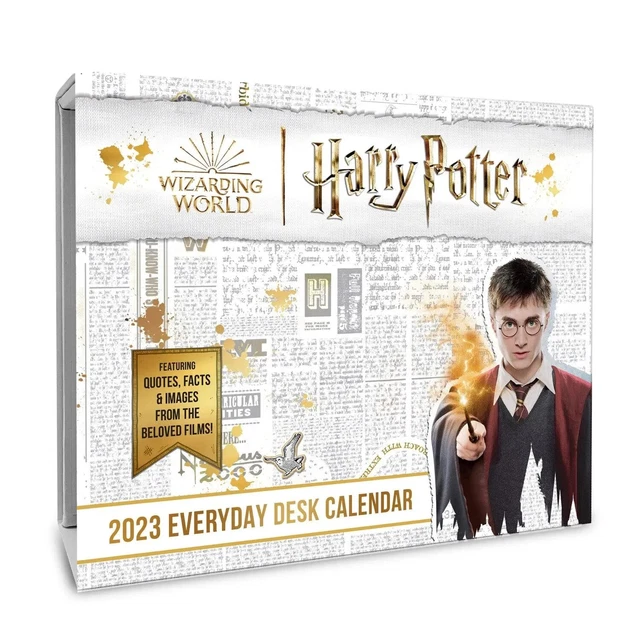 2023 CALENDAR HARRY Potter Official Everyday Boxed Calendar by Danilo