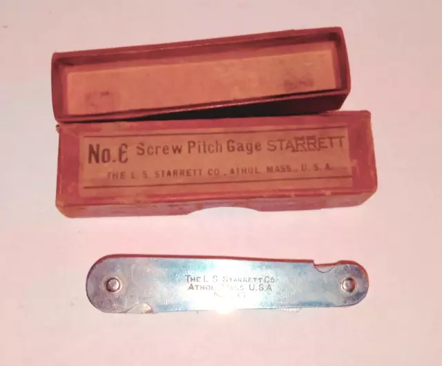 Starrett Screw Pitch Gage No. 6