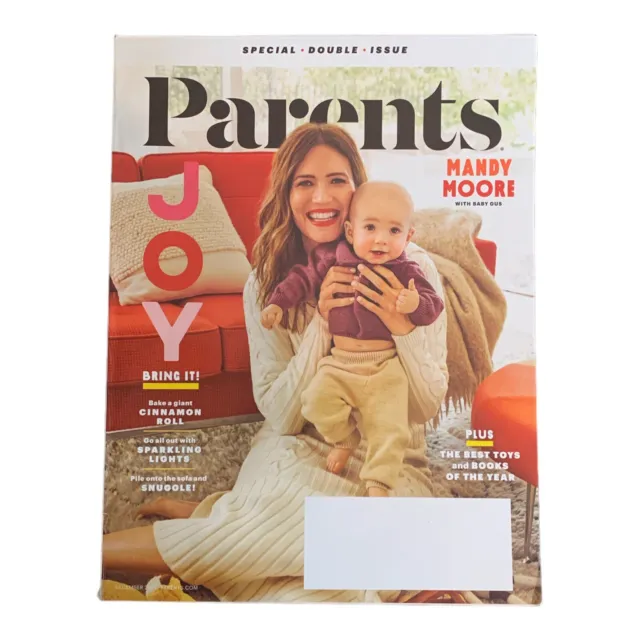 PARENTS MAGAZINE DECEMBER 2021 Mandy Moore With Baby Gus Best Books Of ...
