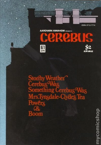 Cerebus #61 VG 1984 Stock Image Low Grade