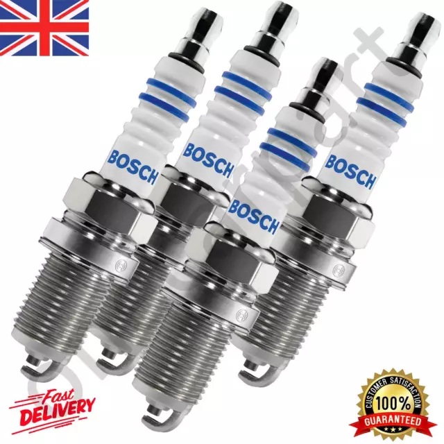 4 Bosch Spark Plugs For Vauxhall Astra Corsa Meriva Vectra Signum Zafira