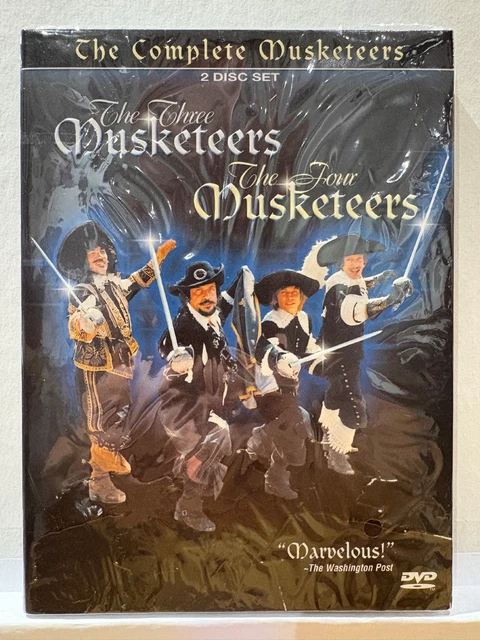 THE THREE & Four Musketeers Oliver Reed 2 Disc DVD U 1973 New & Sealed ...