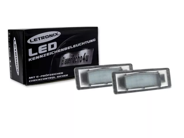 LETRONIX SMD LED Kennzeichenbeleuchtung Kia Optima Typ TF 2010-2015