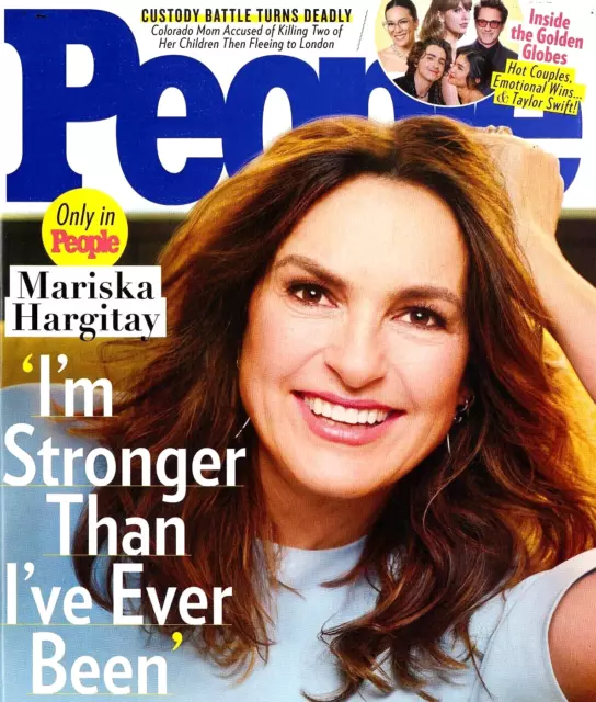 PEOPLE MAGAZINE JANUARY 22, 2024 MARISKA HARGITAY The Golden Globes