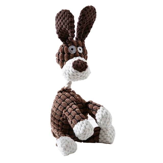 1pc Pet Gefüllte Spielzeug Hund Beißen Plüsch Spielzeug Puppy Squeaker Spielzeug