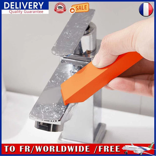 Stain Remover Reusable Rubber Eraser Cleaning Tools Accessories (Orange)