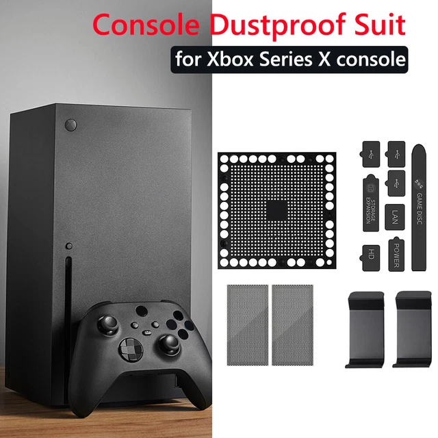 DUST COVER PER Console Xbox Series X Rete a Rete Antipolvere con Manico