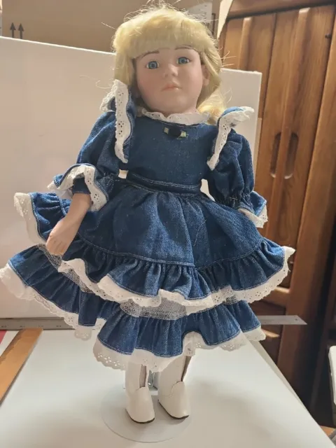 15 In Tall Porcelain Doll