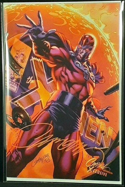 X-Men Legends #1 J Scott Campbell Exclusive Signed Magneto Variant Nm Wolverine