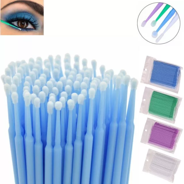 Micro Brush Disposable Extension Make up Stick Eyelash Applicator Mascara Wands