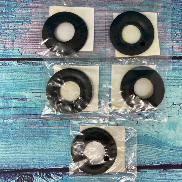 DANCO 37680B RUBBER Tub Drain Gasket, Black (SET OF 5) NEW 22.73