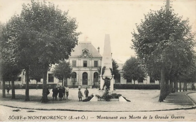 95 Soisy Sous Montmorency #22474 Monument Aux Morts Et Mairie