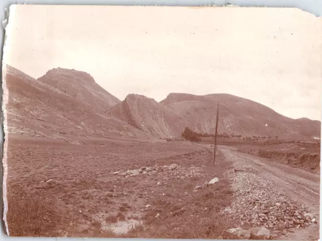 Espagne, Alhama, à la Piedra paysage rocheux    Vintage print Tirage citrate