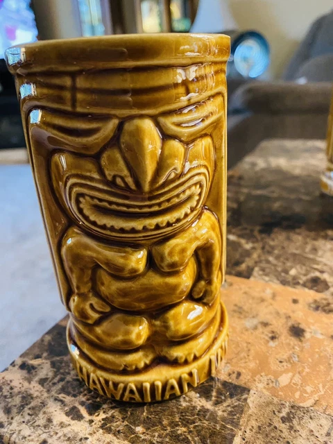 lot of 4vintage orchids of Hawaii tiki Mugs / Hawaiian Inn  In Excel. Cond.