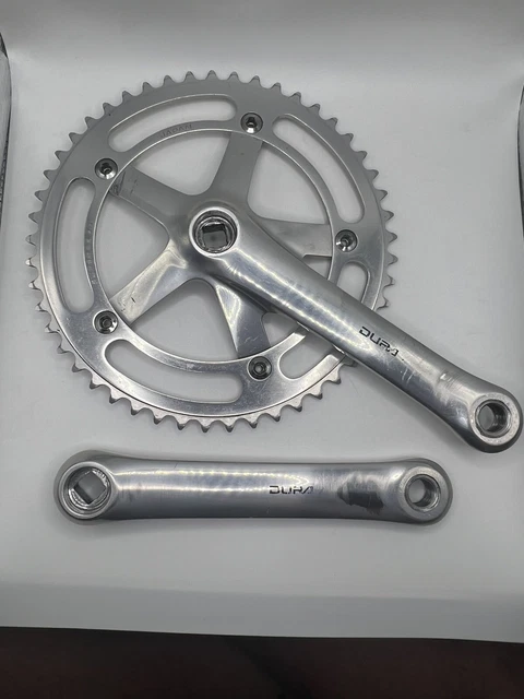 SHIMANO DURA-ACE FC-7600 165 NJS刻印 SHIMANO DURA ACE FC-7600 NJS Pista Crank Set 175mm BCD144mm