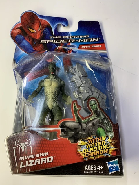 Marvel AMAZING SPIDER-MAN Movie Series INVISI-SKIN LIZARD Hasbro 2012 NIP