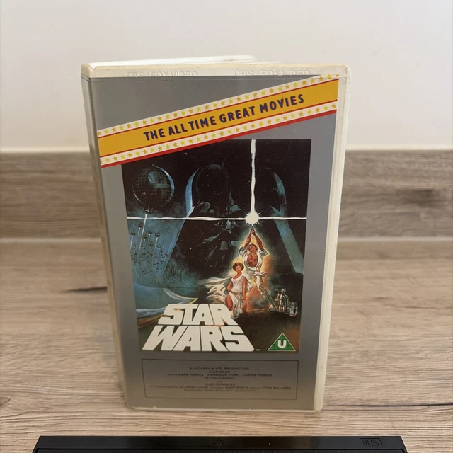 Star Wars Rarity STAR WARS: A New Hope (1977) UK VHS VIDEO Rare 1987 CBS FOX Cover ...
