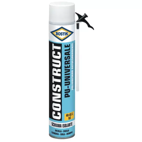 bostik schiuma poliuretanica universale ml 750 isolante fissaggio sigillante