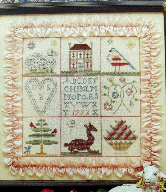SHEEPISH DESIGNS SAMPLER CHART "My Favorite Things" DAWN BRADFORD SHEEPISH DESIGNS SAMPLER CHART "My Favorite Things" DAWN BRADFORD