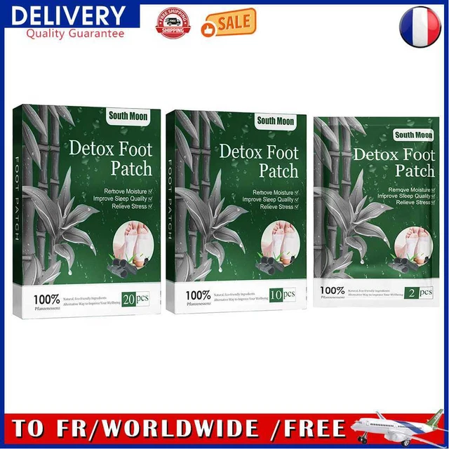 Detox Foot Patches Body Slimming Deep Toxins Cleansing Herbal Foot Pads Relieve
