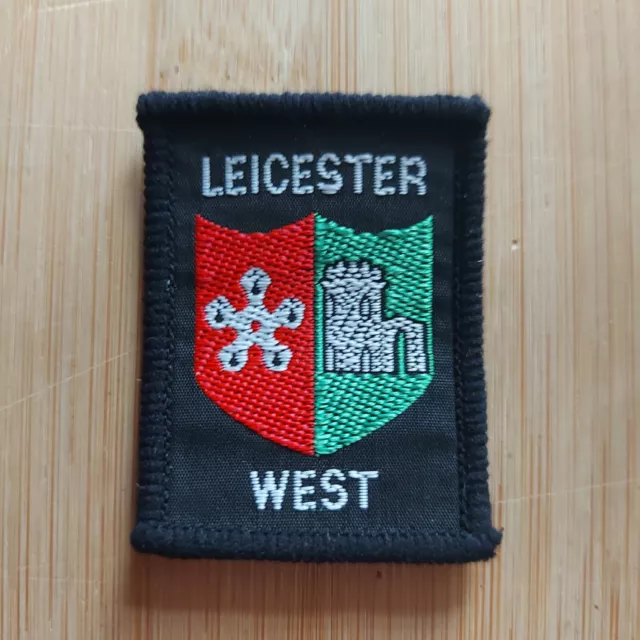 UK Scouting District Single Badge LEICESTER WEST