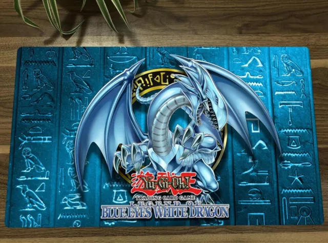 YuGiOh Blue-Eyes White Dragon CCG TCG Trading Card Game Mat