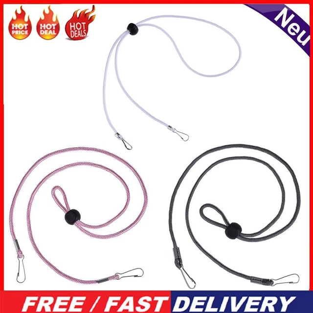 Polyester Face Cover Lanyard Adjustable Eyeglasses Straps Unisex for Kids Adults