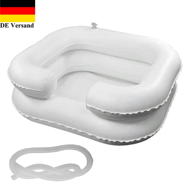 Lavabo testa lavabo mobile per capelli mobile con tubo di scarico lavandino