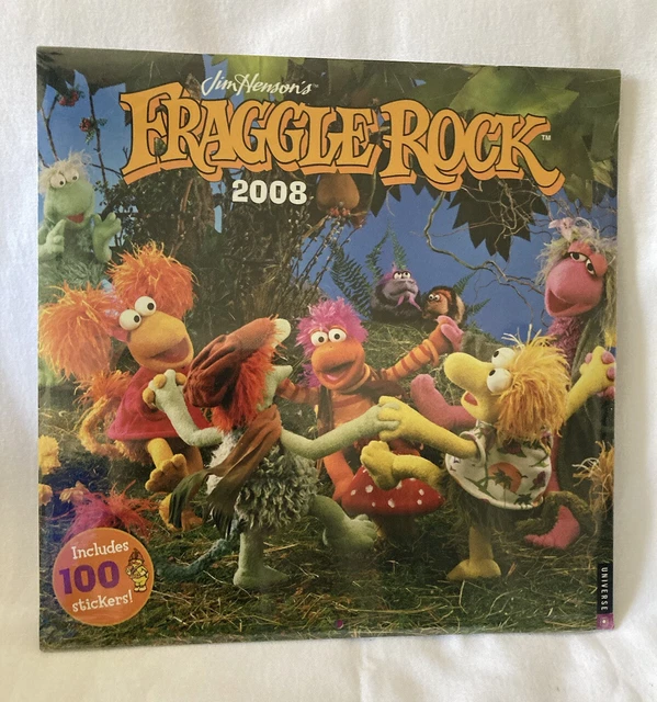 2008 JIM HENSON FRAGGLE ROCK CALENDAR Sealed Muppet Gobo Red Mokey