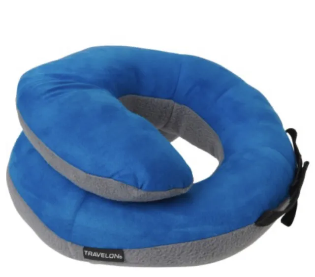travelon neck pillow deluxe wrap n rest blue nwt nwt travel air Eagle Soft