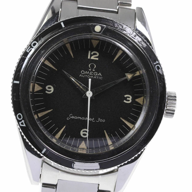 OMEGA Seamaster 300 CK14.755-61SC Vintage cal.552 Automatico Nero Uomo Orologio