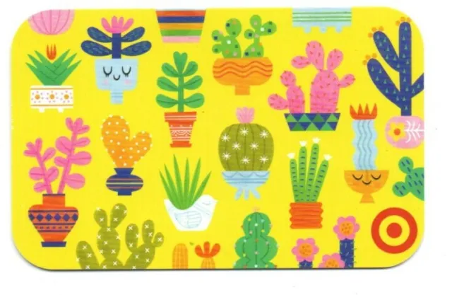 Target Cactus Plants Gift Card No $ Value Collectible #2625