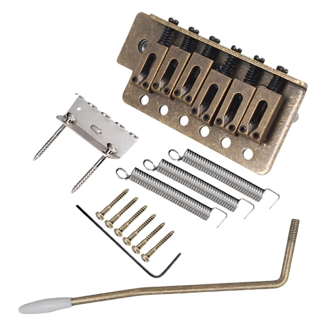Bras De Trémolo Pour Guitare Électrique - 2 Pièces Filetées 5mm/6mm - Noir - Acier Résistant