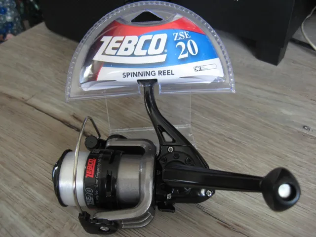 NEW LOT OF 3 Zebco ZSE 20 Spinning Fishing Reel pre-spooled 8lb test line  $29.99 - PicClick