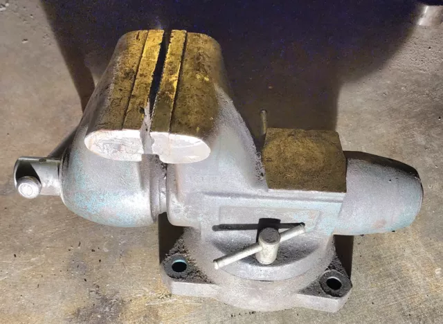 Vintage Wilton 1760 Tradesman Bullet Vise 6" Swivel Base 66 lbs
